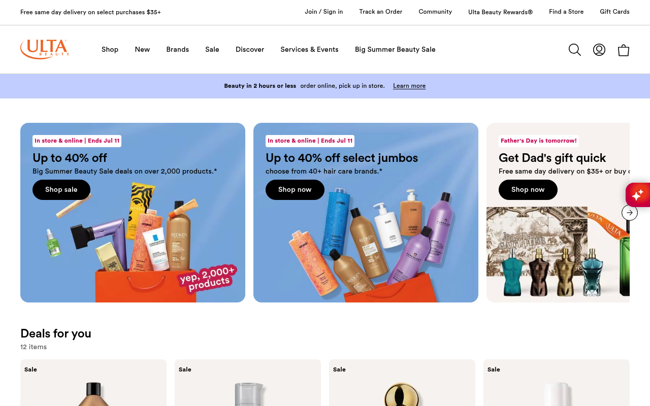 Ulta Salon, Cosmetics & Fragrance screenshot