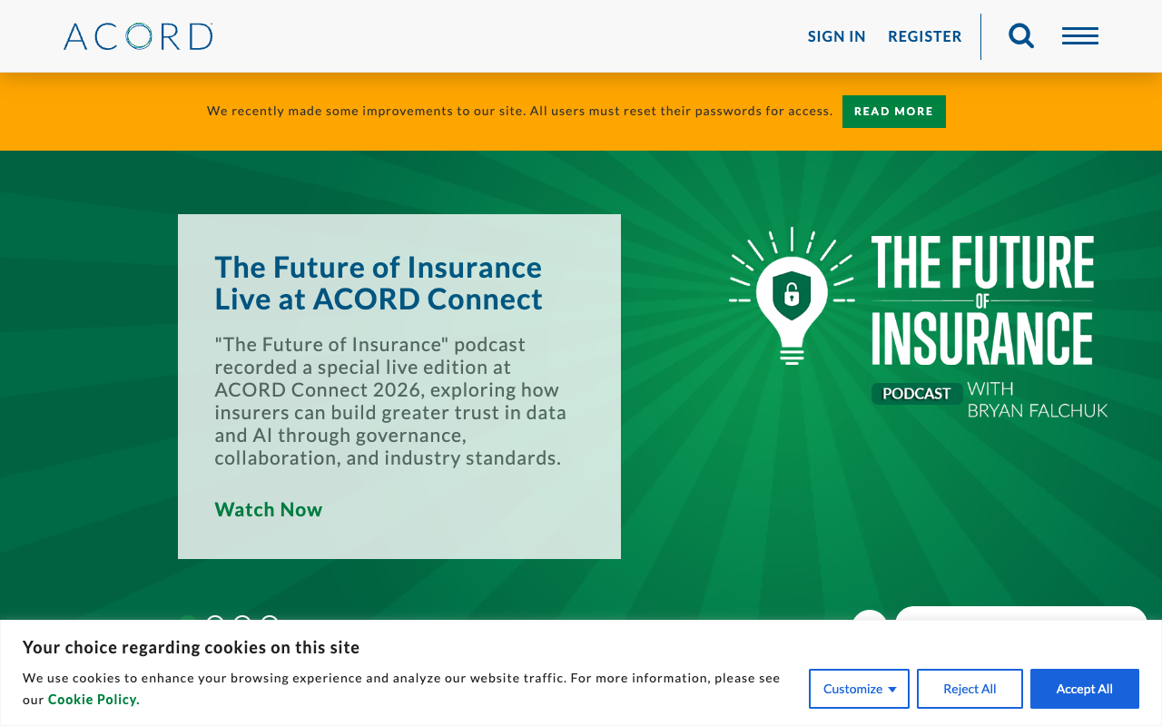 Underwriting Standards screenshot