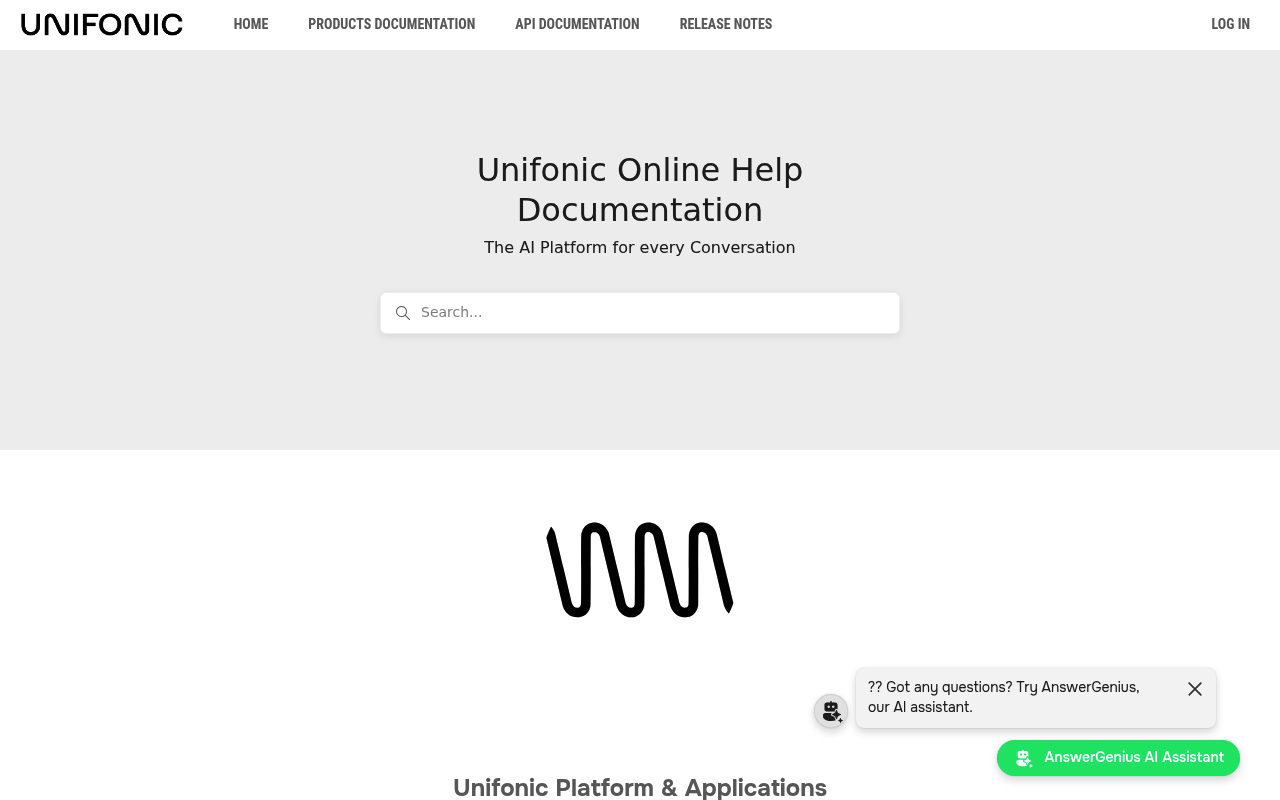 Unifonic screenshot