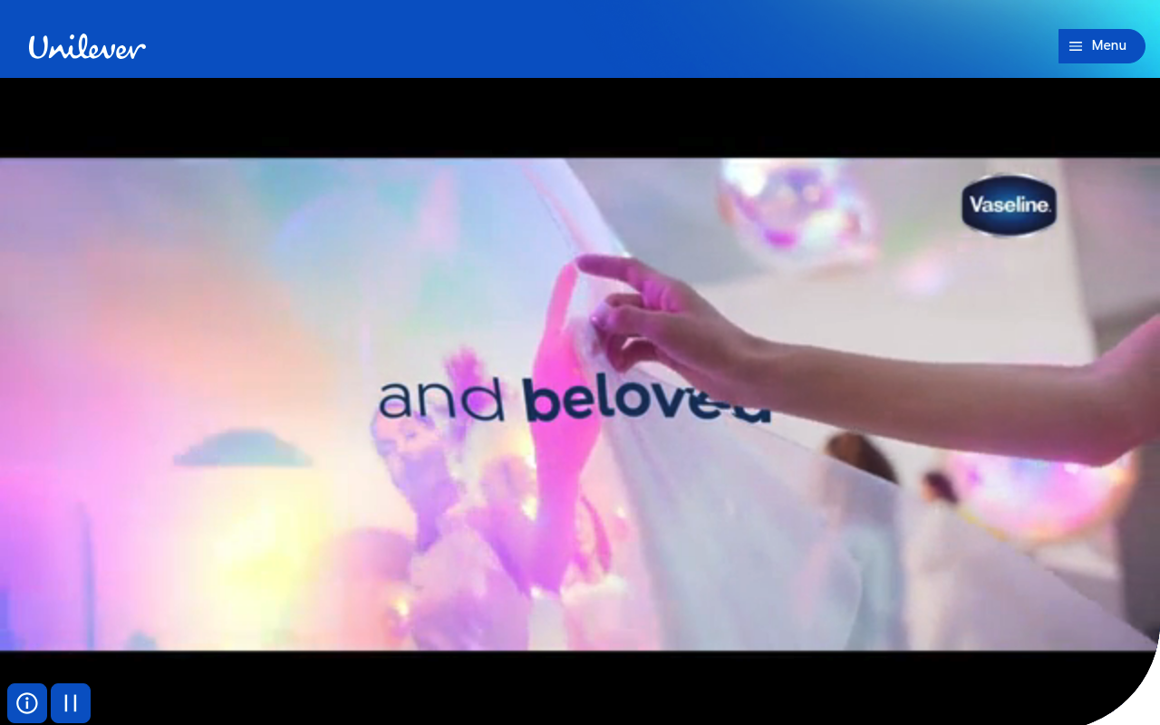 Unilever screenshot