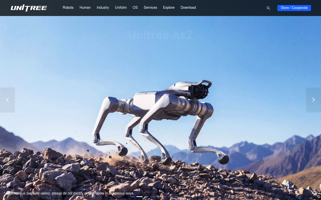 Unitree Robotics screenshot