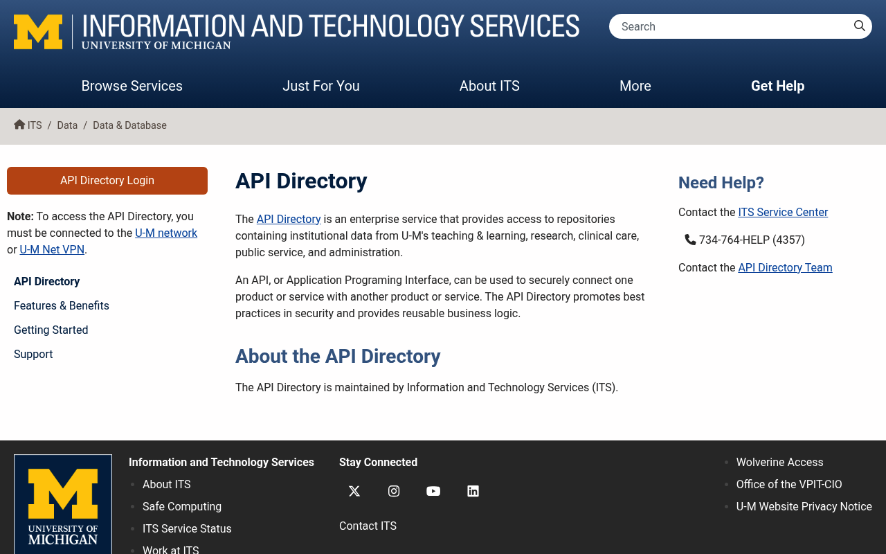 University of Michigan-Ann Arbor screenshot