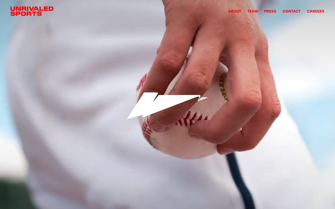 Unrivaled Sports website screenshot