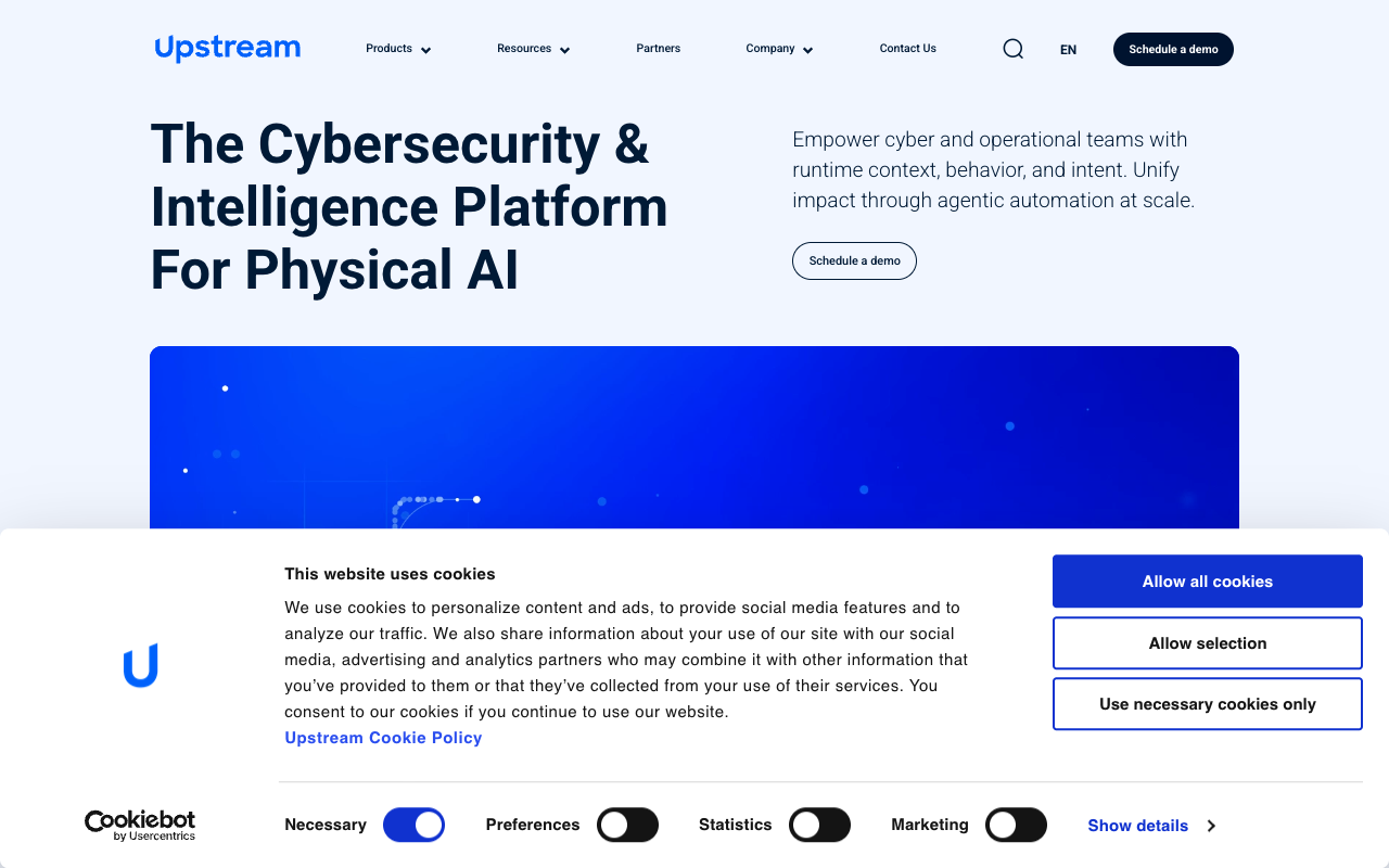Upstream Security screenshot