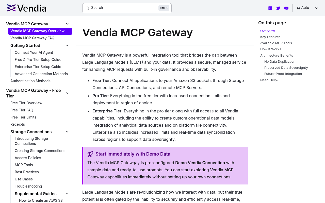 Vendia screenshot