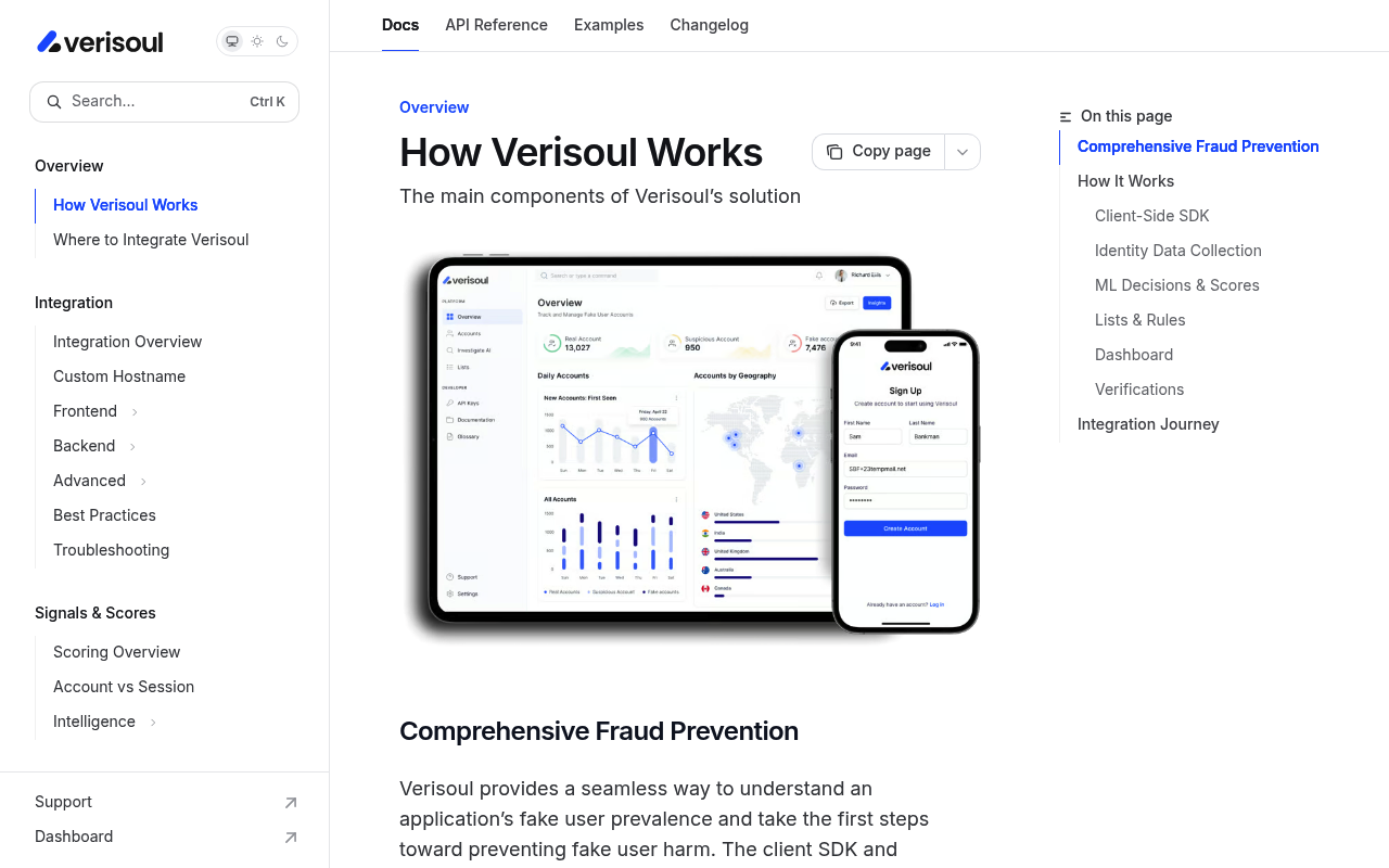 Verisoul screenshot