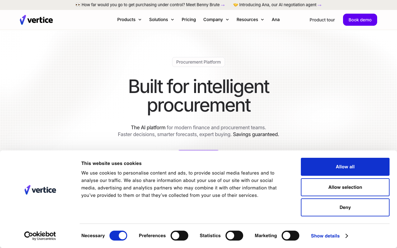 Vertice screenshot
