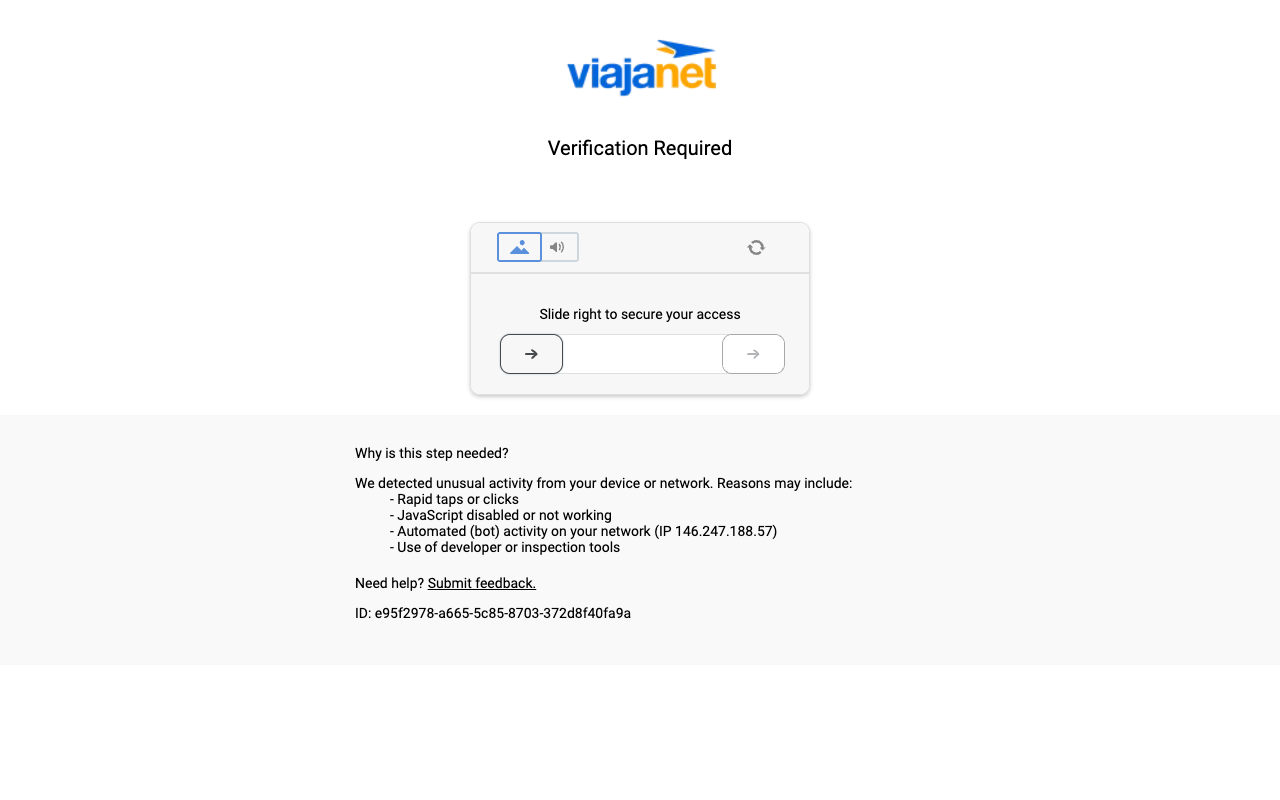 Viajanet screenshot