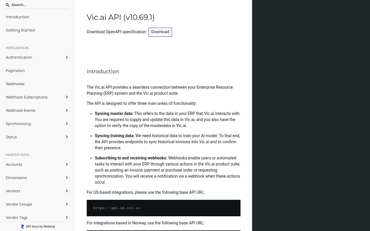 Vic.ai screenshot