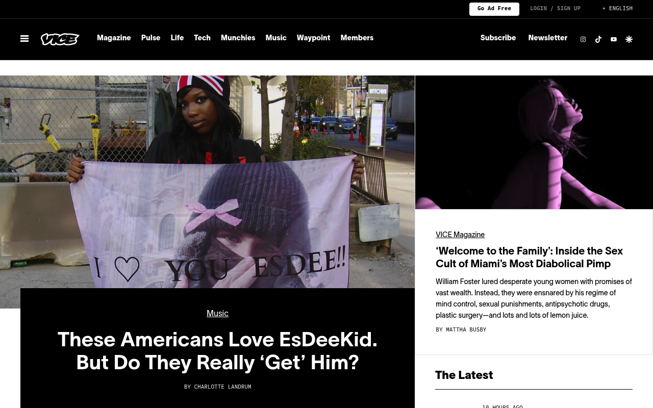 Vice Media screenshot
