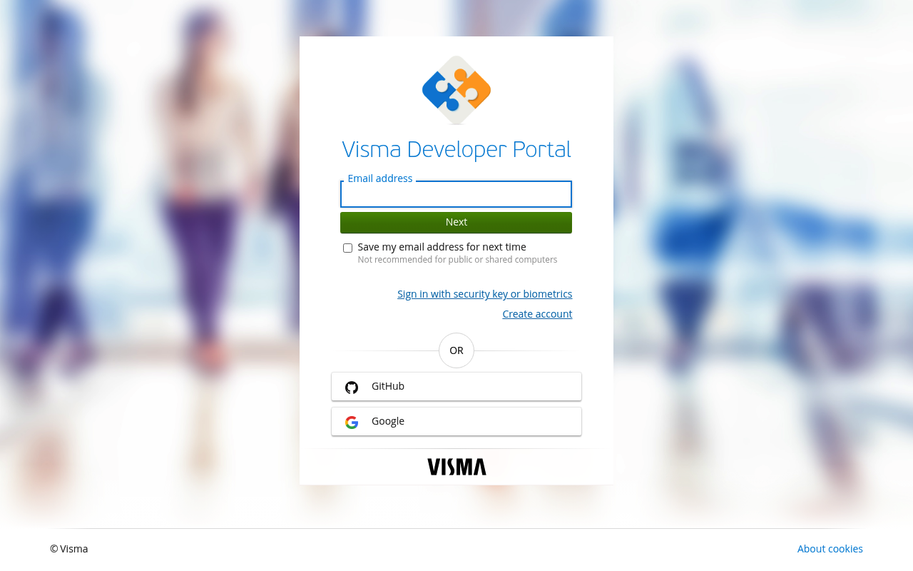 Visma website screenshot