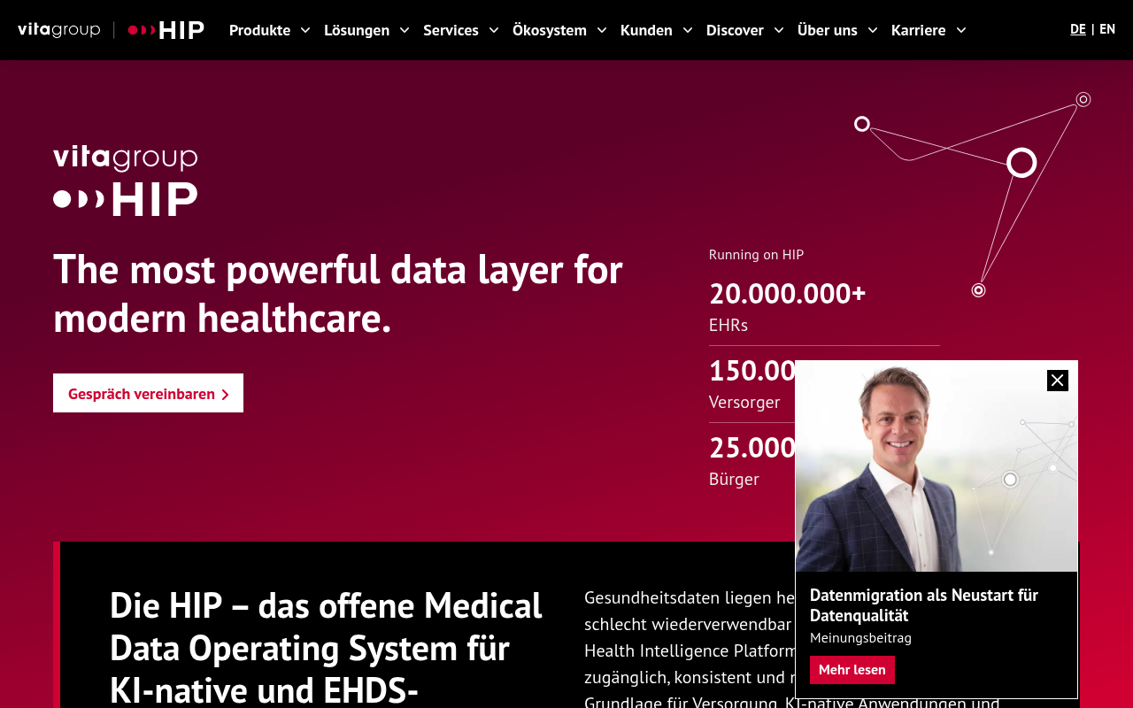 vitagroup screenshot