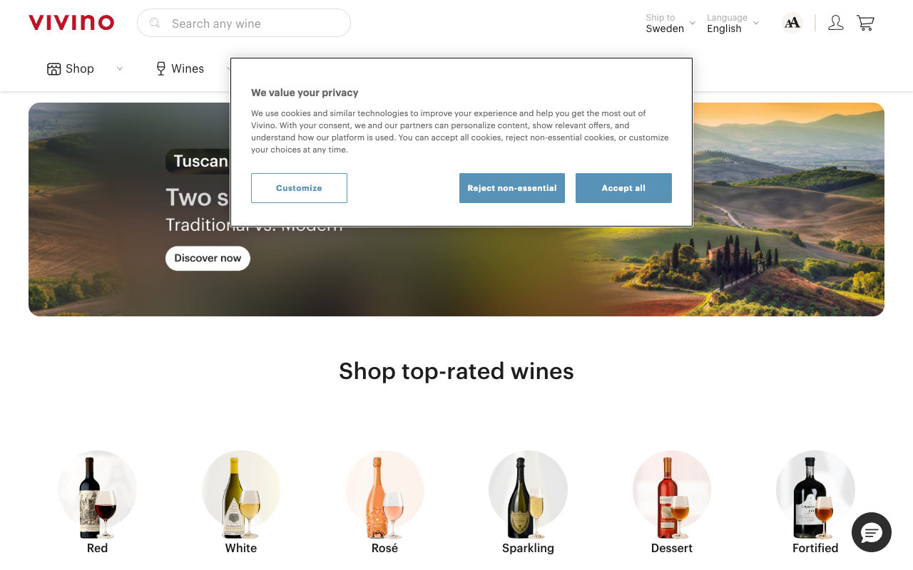vivino screenshot