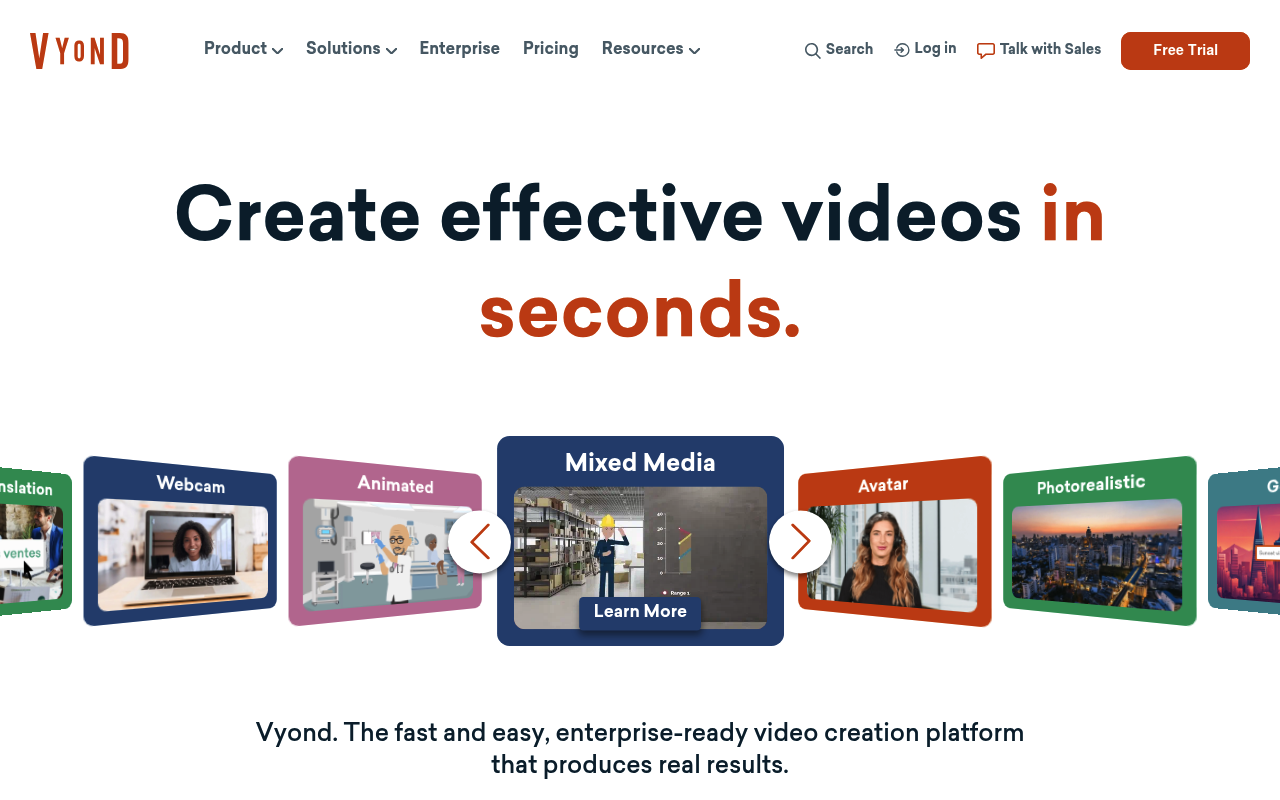 Vyond screenshot