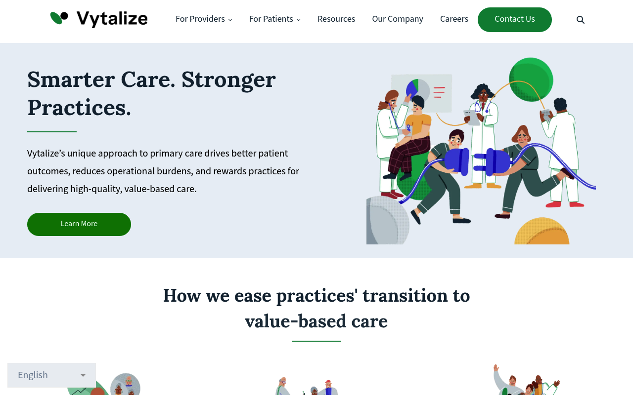 Vytalize Health website screenshot