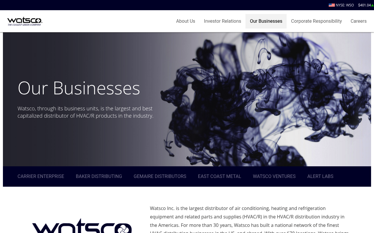 Watsco screenshot