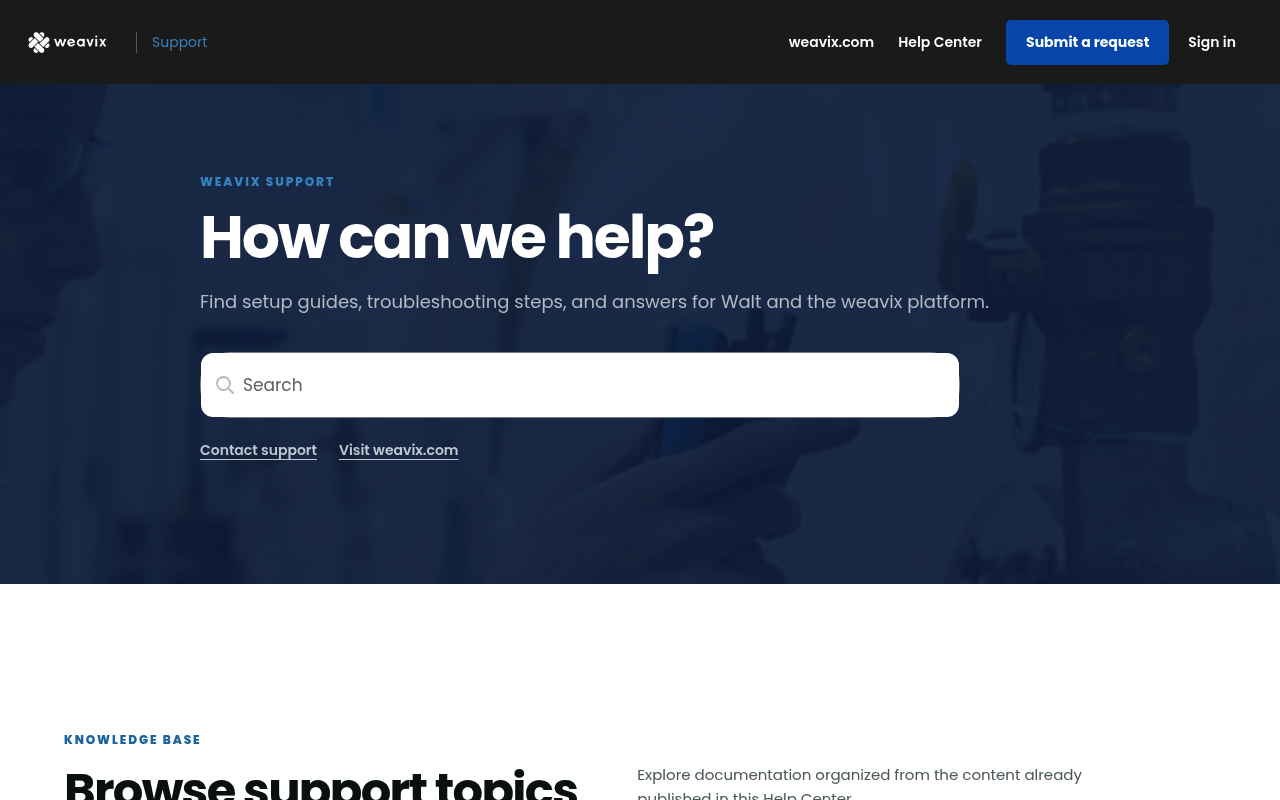Weavix screenshot