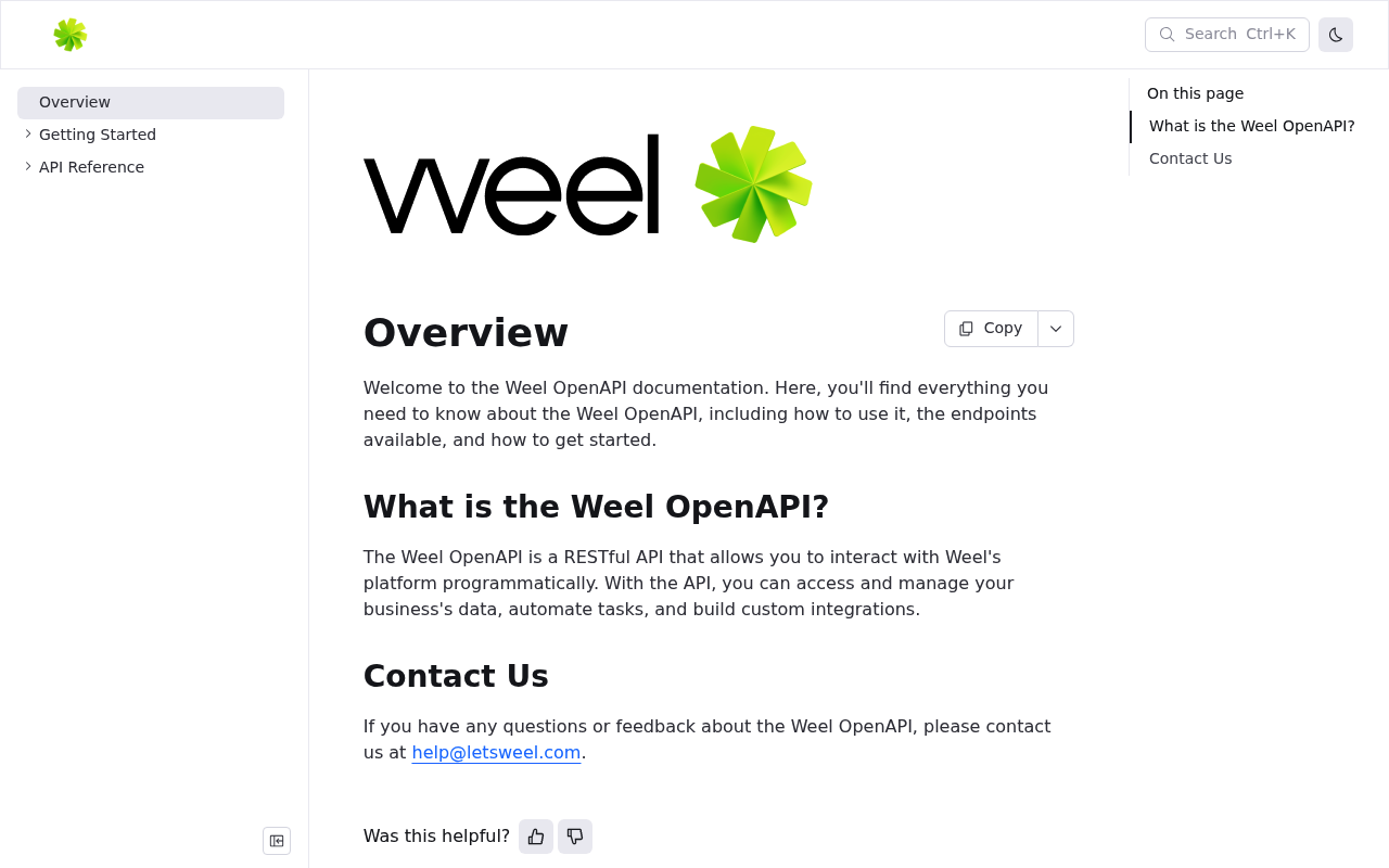 Weel screenshot