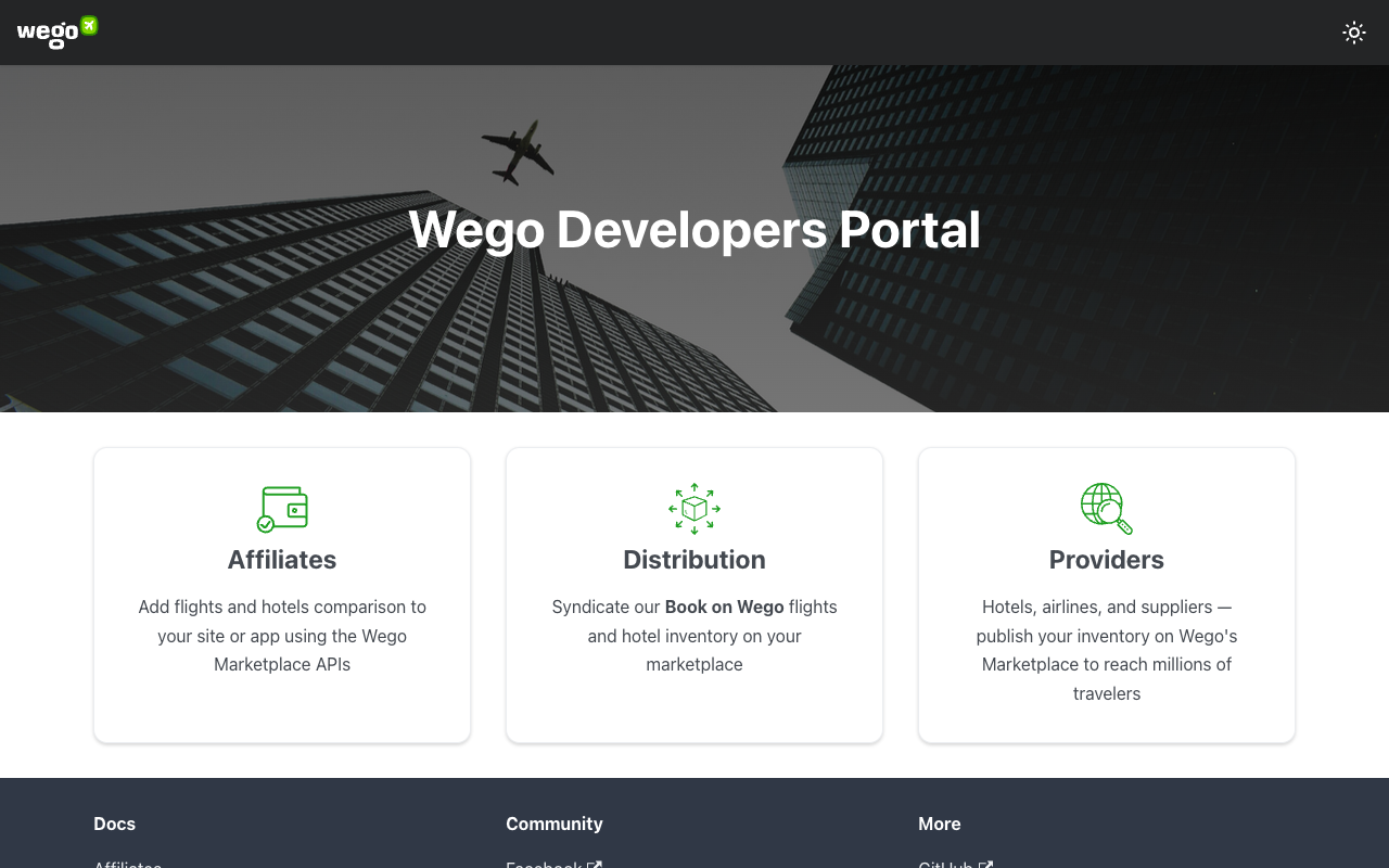 Wego website screenshot