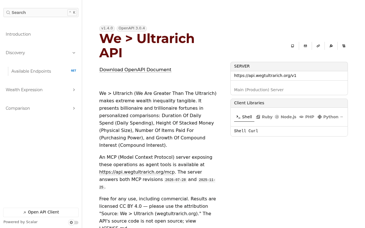 We > Ultrarich screenshot