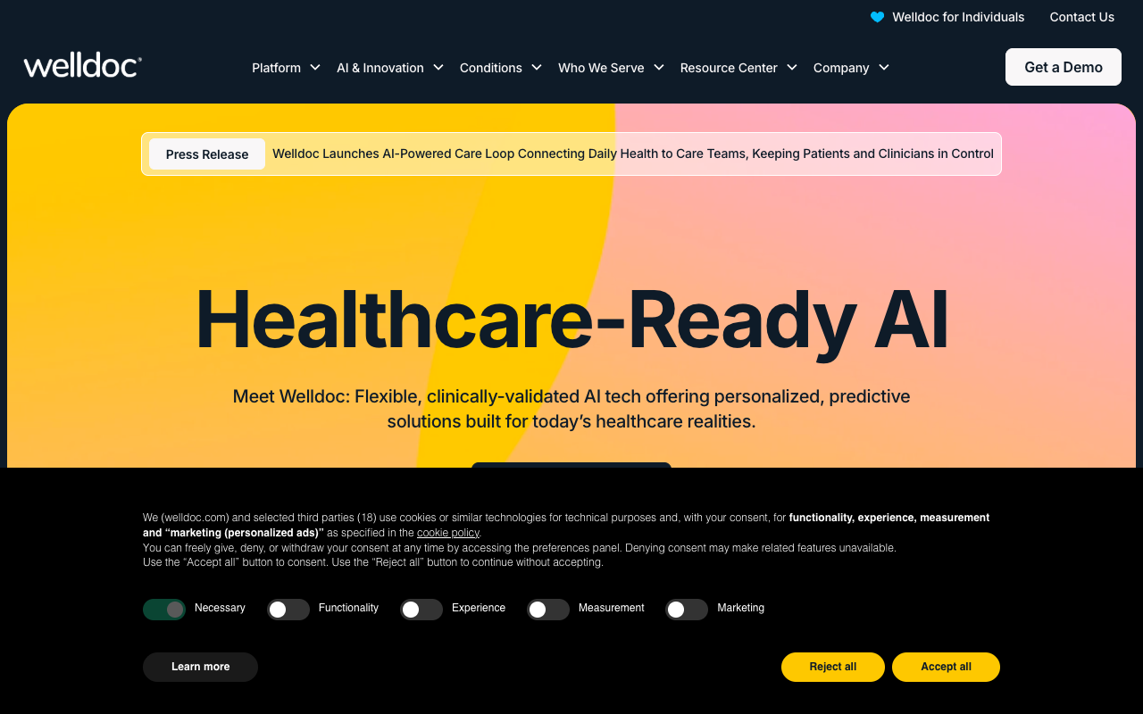 Welldoc screenshot