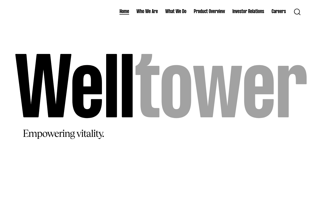 Welltower screenshot