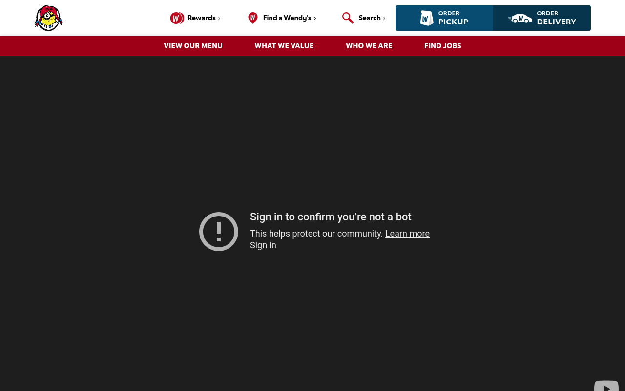 Wendys screenshot