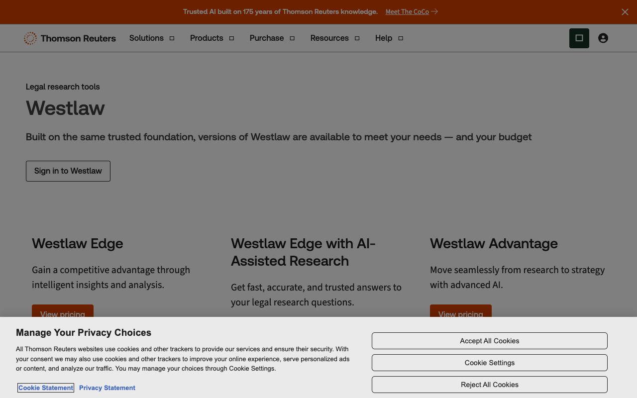 Westlaw screenshot
