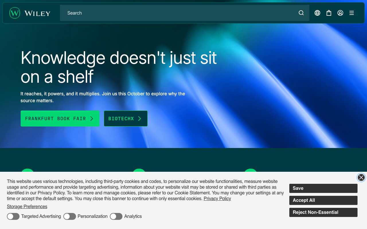 Wiley screenshot
