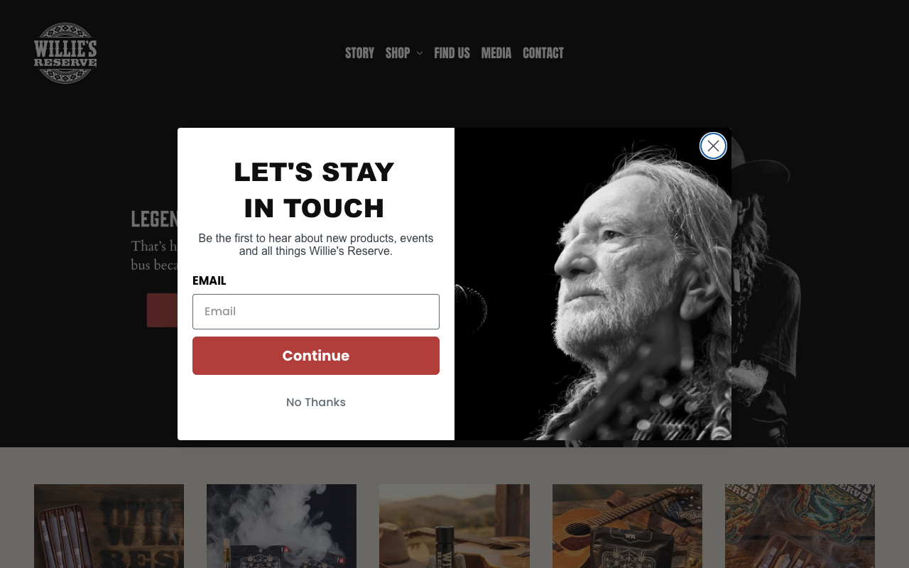 Willie's Reserve screenshot