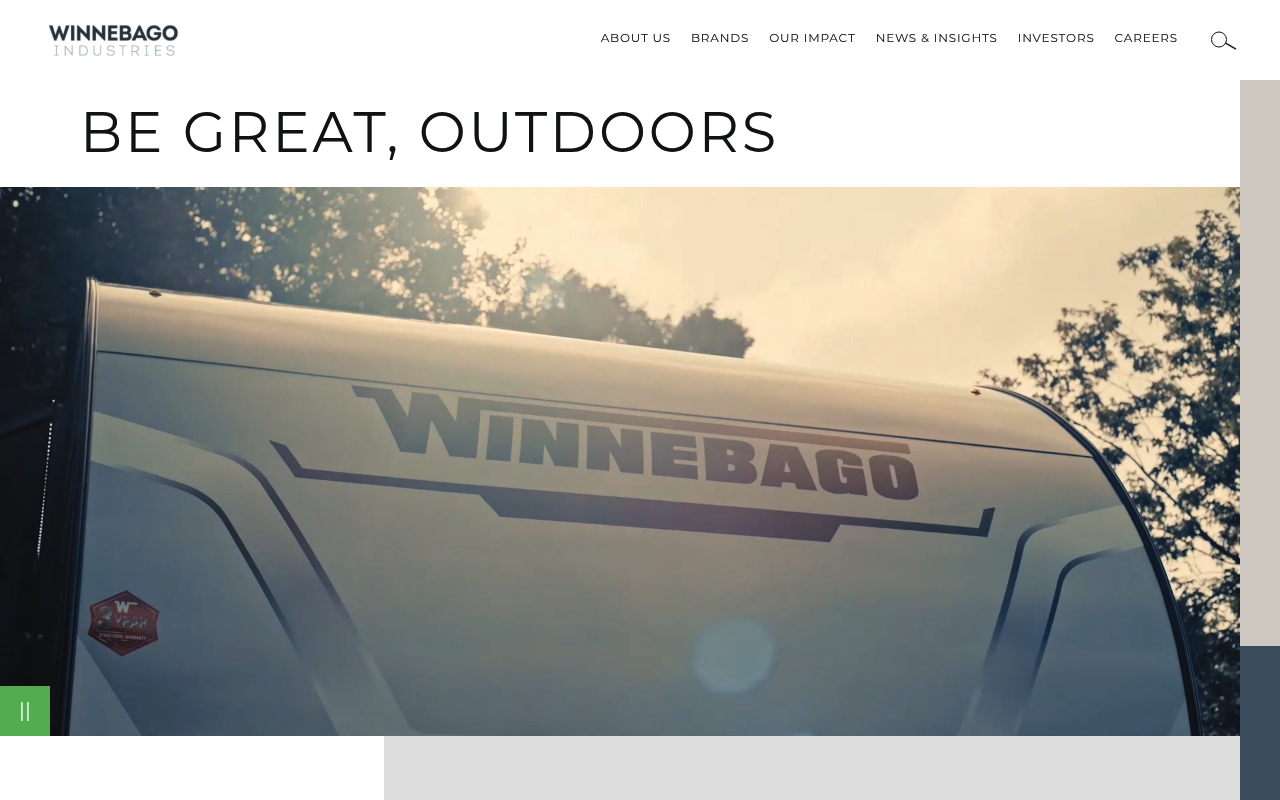 Winnebago Industries screenshot