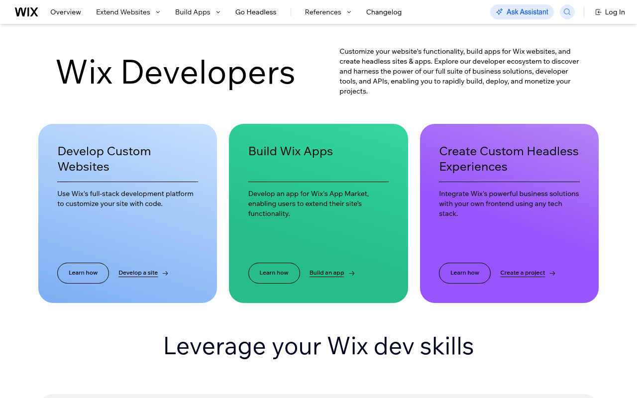 Wix.com screenshot