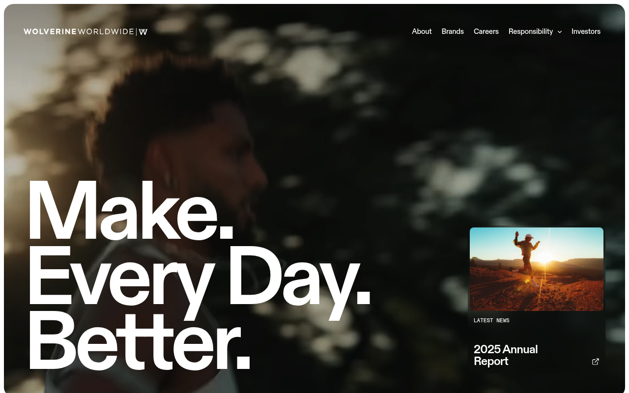 Wolverine World Wide screenshot
