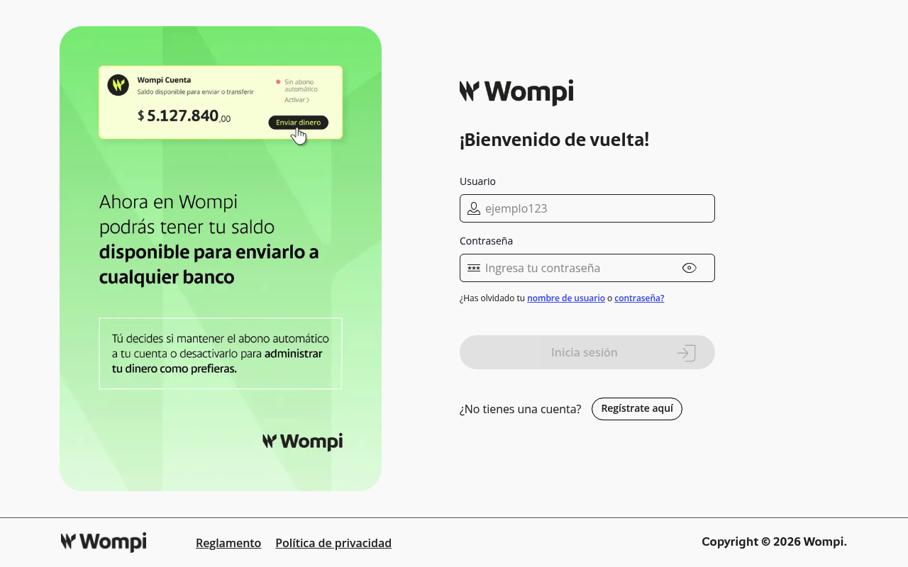 Wompi screenshot