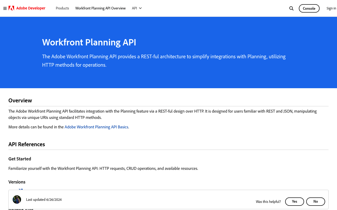 Adobe Workfront screenshot