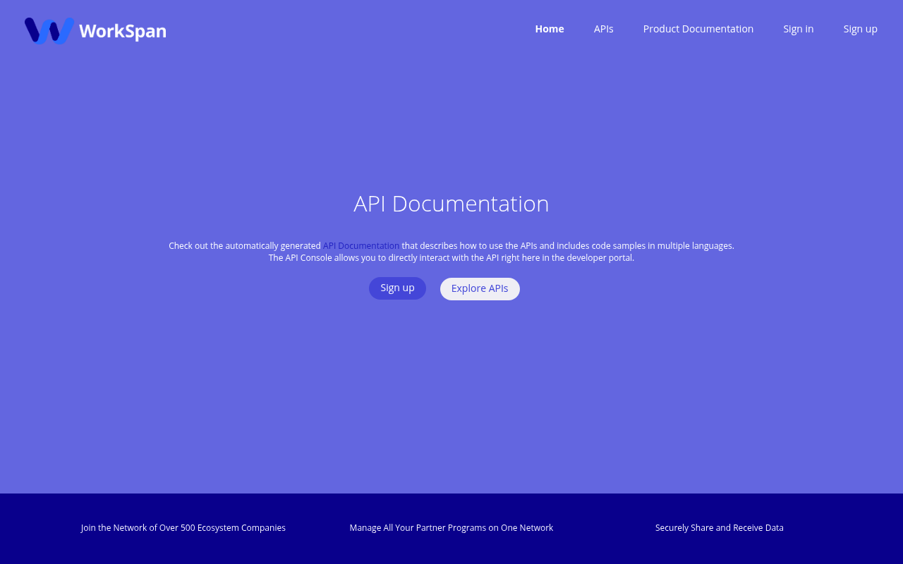 WorkSpan screenshot