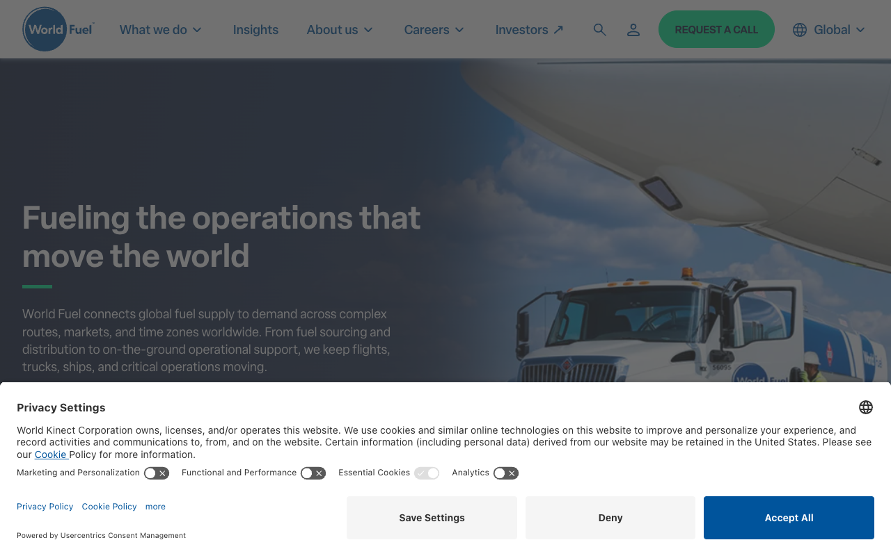 World Fuel Services screenshot