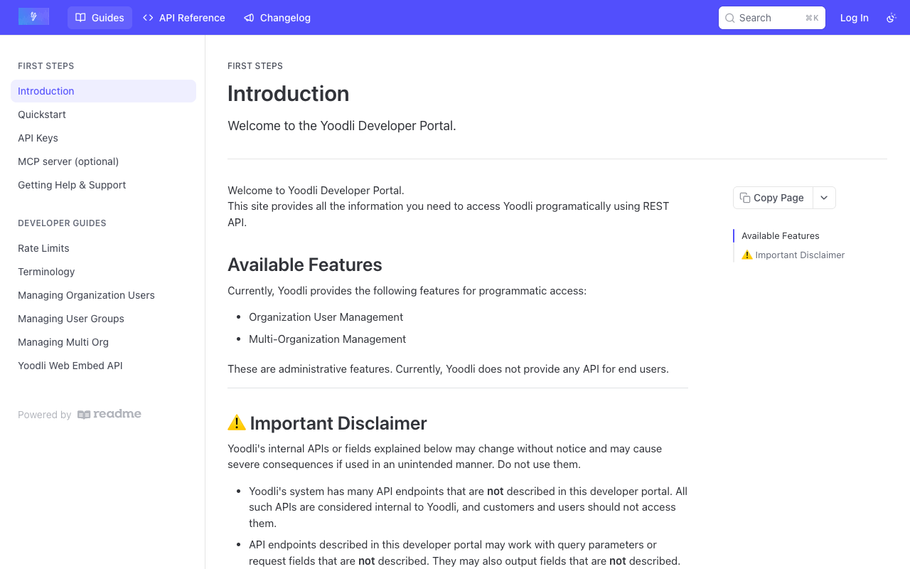 Yoodli website screenshot