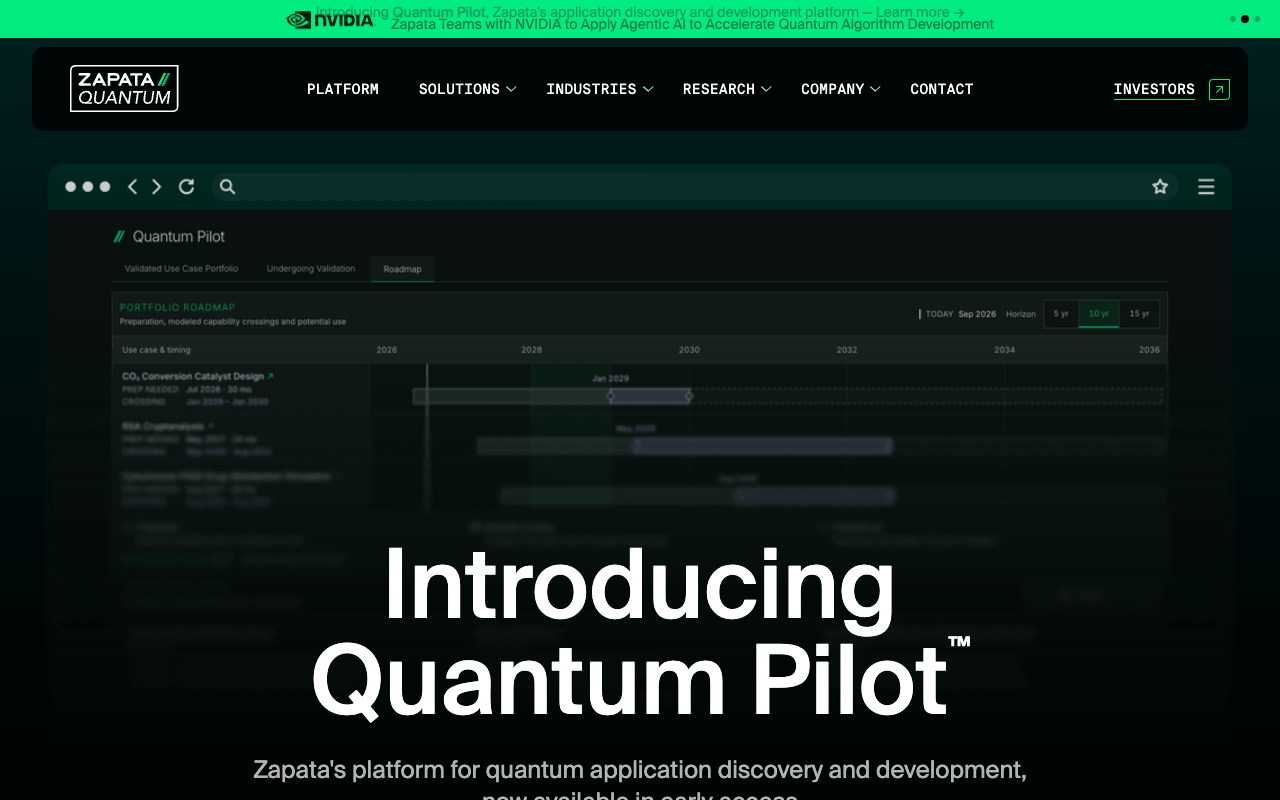 Zapata Quantum screenshot
