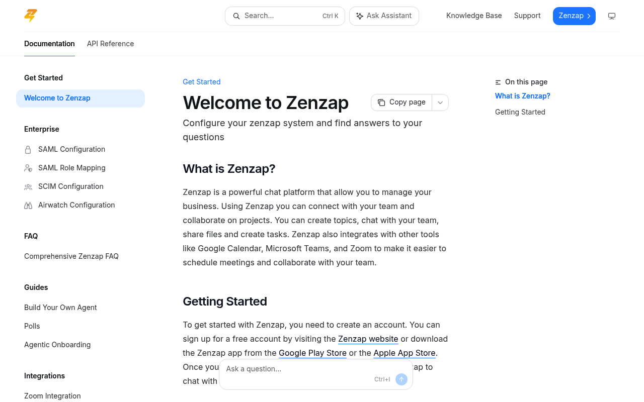 ZenZap screenshot