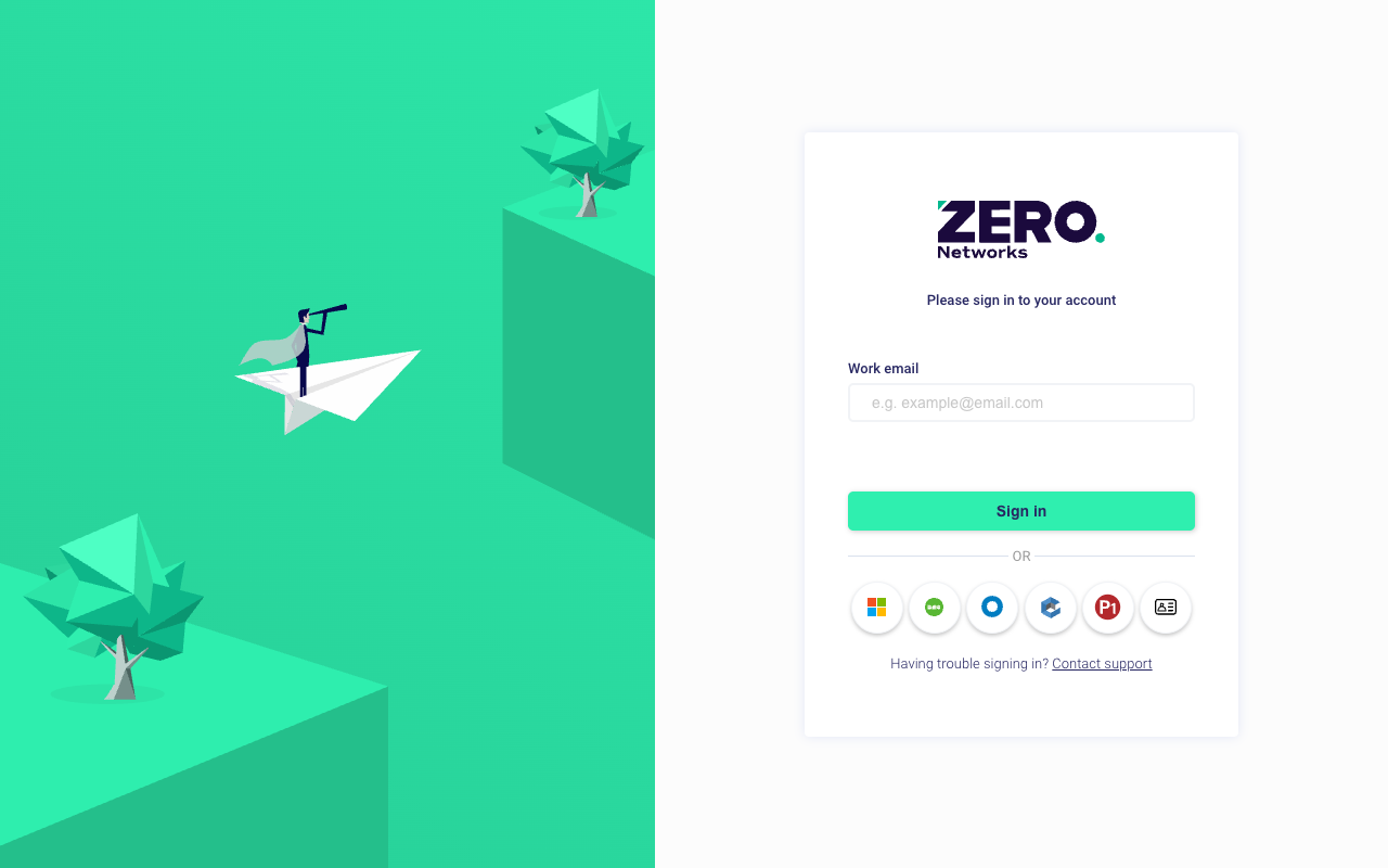 Zero Networks screenshot
