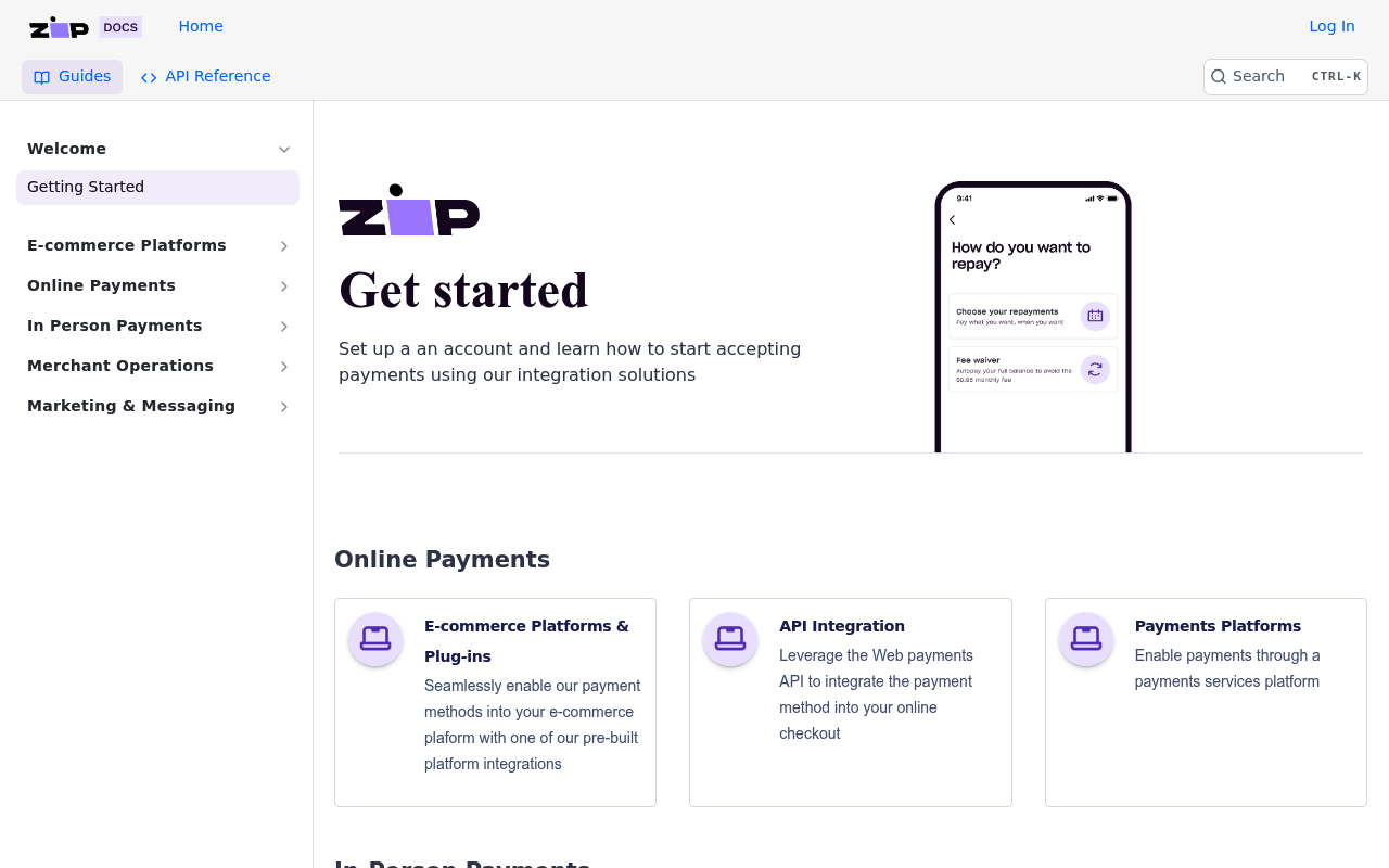 Zip screenshot