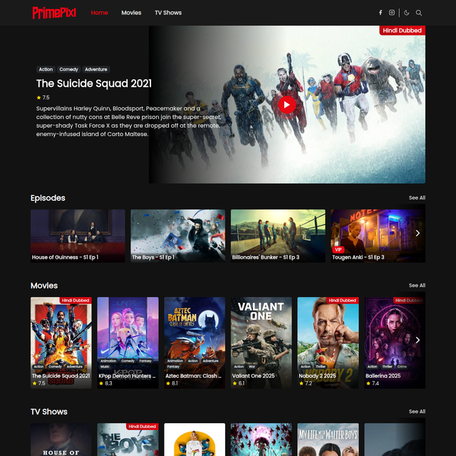 PrimePixl Blogger Template