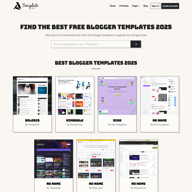 Templatestark - Digital Blogger Template
