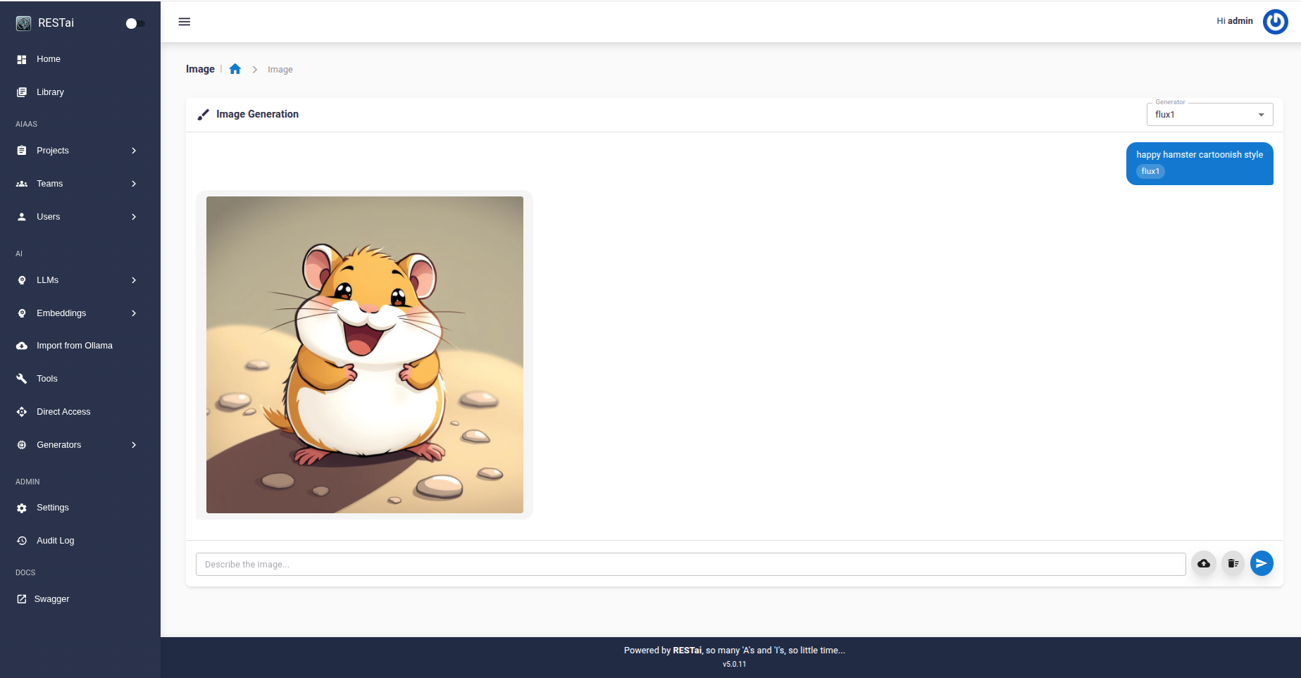 RESTai Image Generation