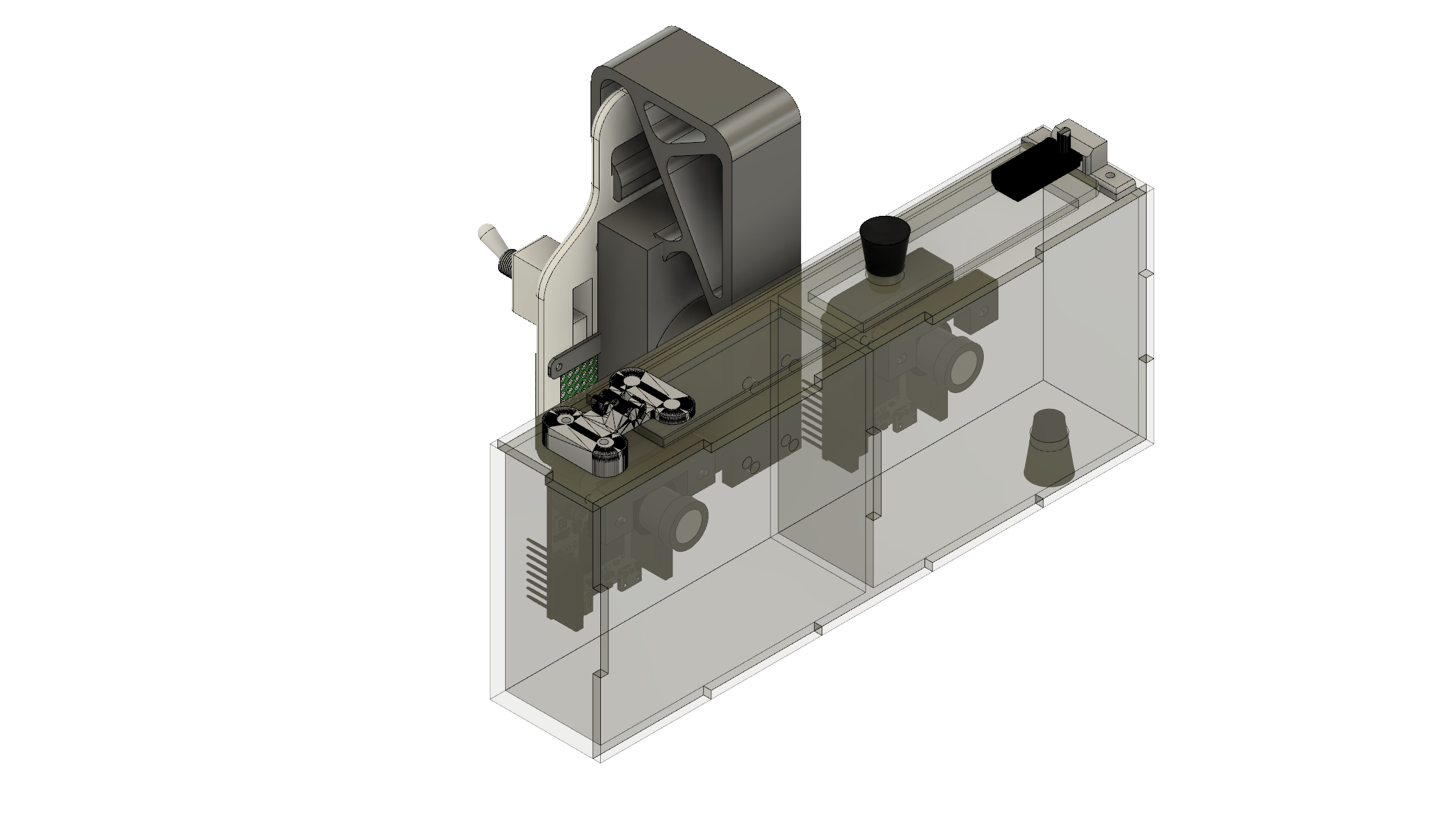 Front view of entire CAD design