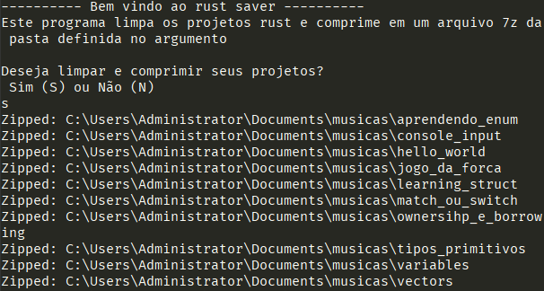 GitHub - apollodaniel/rust_project_saver: Código em rust que limpa ...
