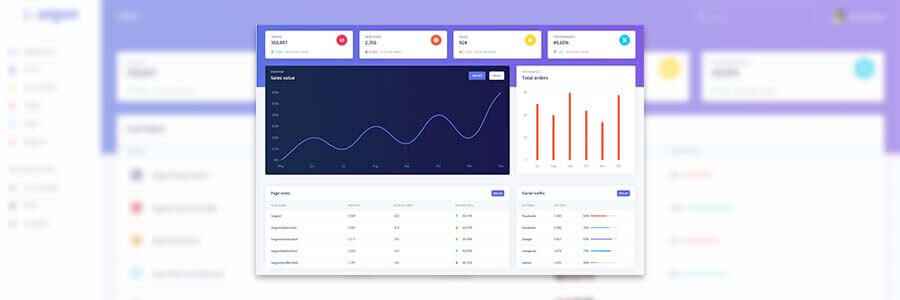 Flask Admin Dashboard Argon Design - App Screen Shot.