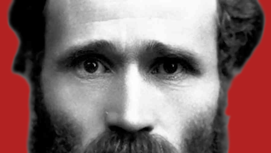James Keir Hardie's face when he was in his 30's