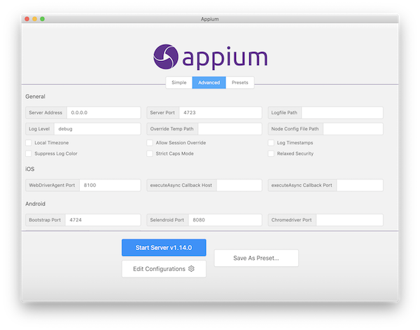 appium desktop download for windows